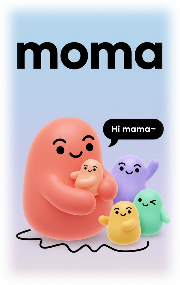 The Moma family of characters